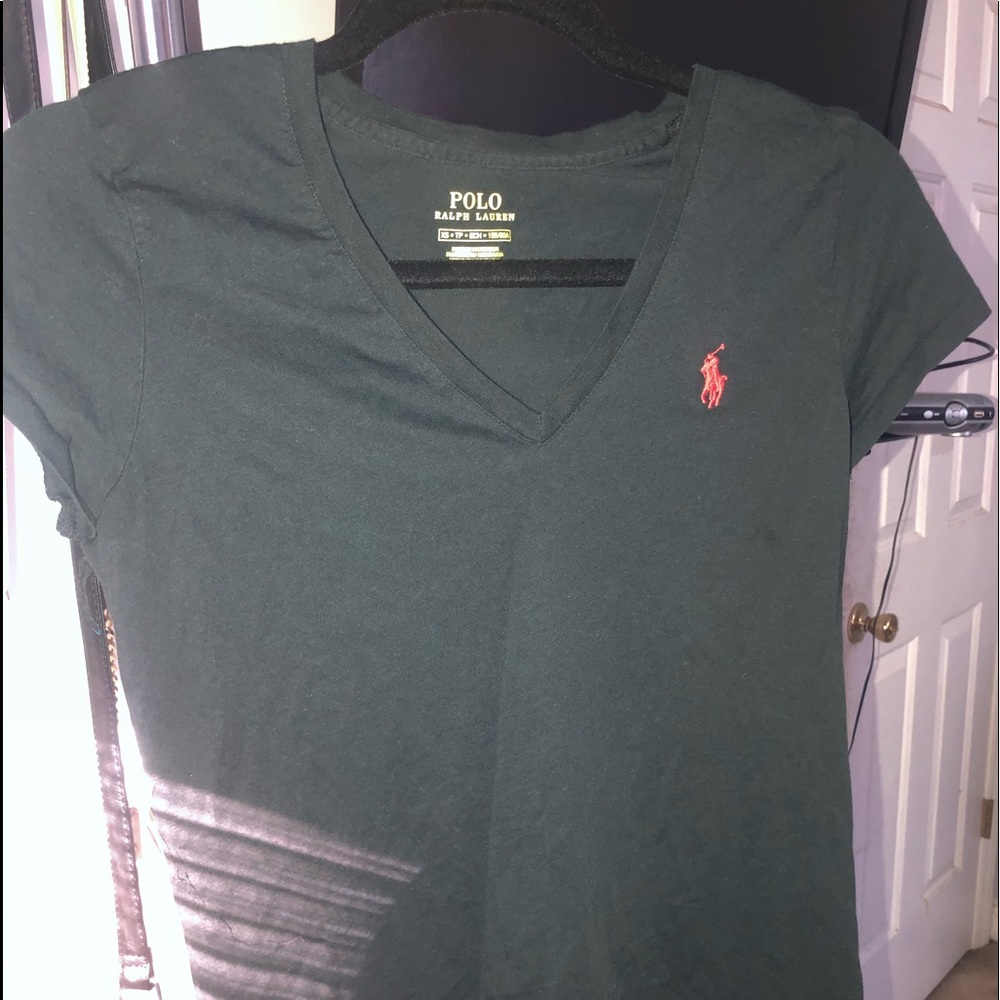 Women’s Polo V-Neck Top